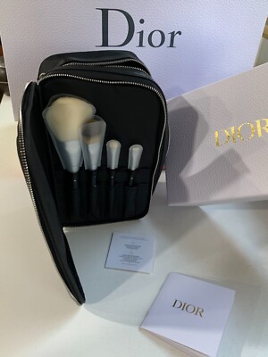 Dior Backstage Set Brush Black Double Decker Pouch Gift Case | eBay