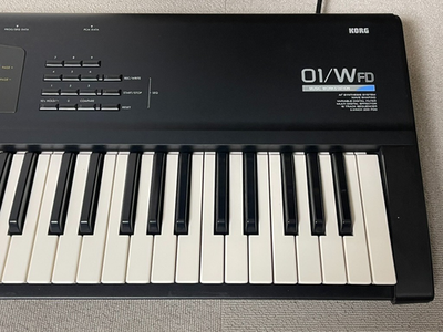 KORG 01/W FD Music Workstation 61 Key Synthesizer with Power Cable