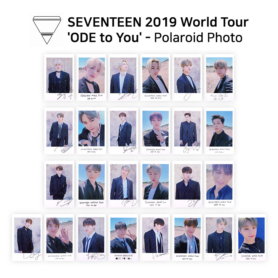 SEVENTEEN 2019 World Tour Ode To You Polaroid Photocard | eBay