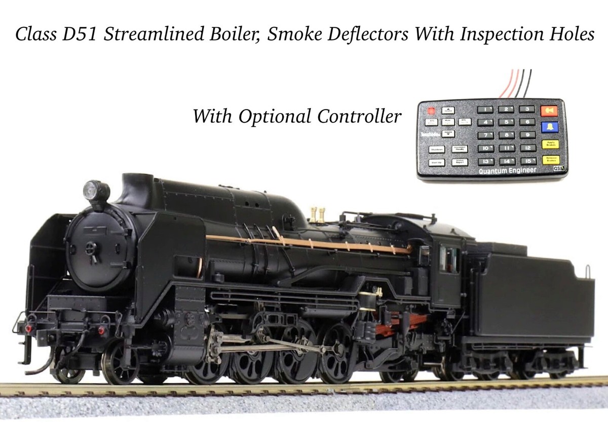 HO/J Tenshodo 2-8-2 JNR Class D51 Mikado Steam Locomotive w