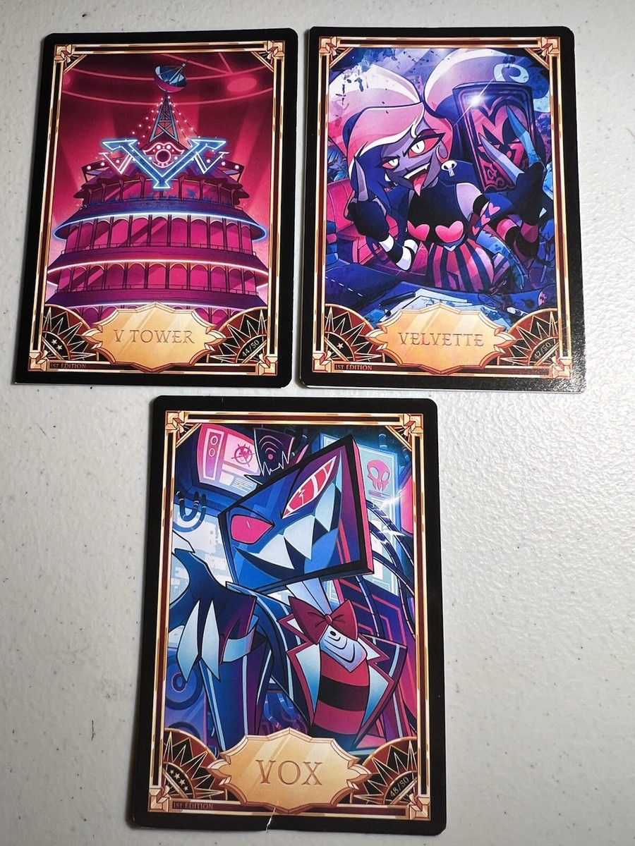 3 Cards: VOX, Velvette, V Tower 1st Edition Non-Foil Season 1