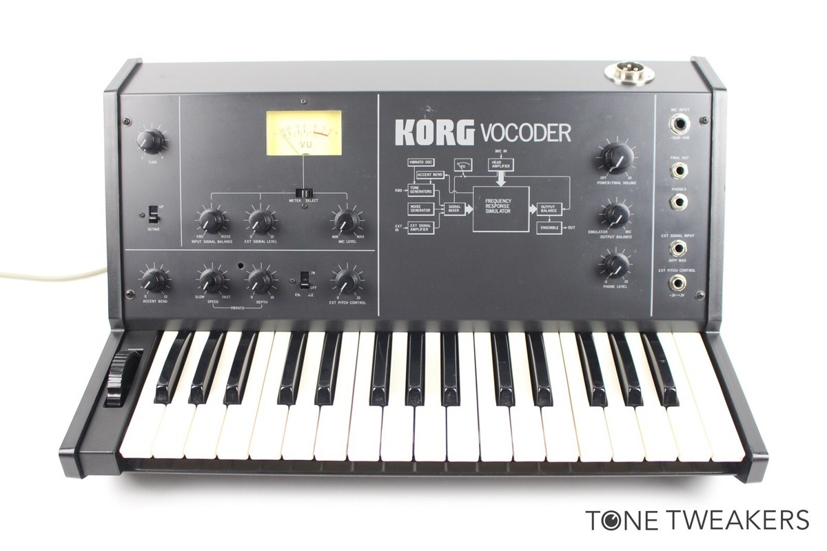 Korg VC10 Vocoder Keyboard Analog Synthesizer Pro Restored VINTAGE