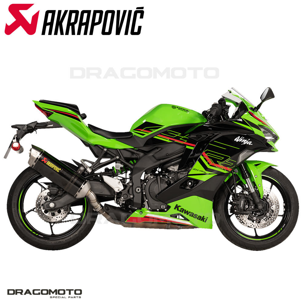 KAWASAKI Ninja ZX-4R 400 2023-2024 Exhaust AKRAPOVIC Carbon S