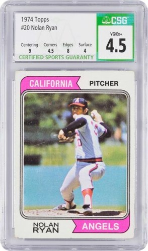 Nolan Ryan 1974 Topps Baseball Card #20 California Angels | eBay