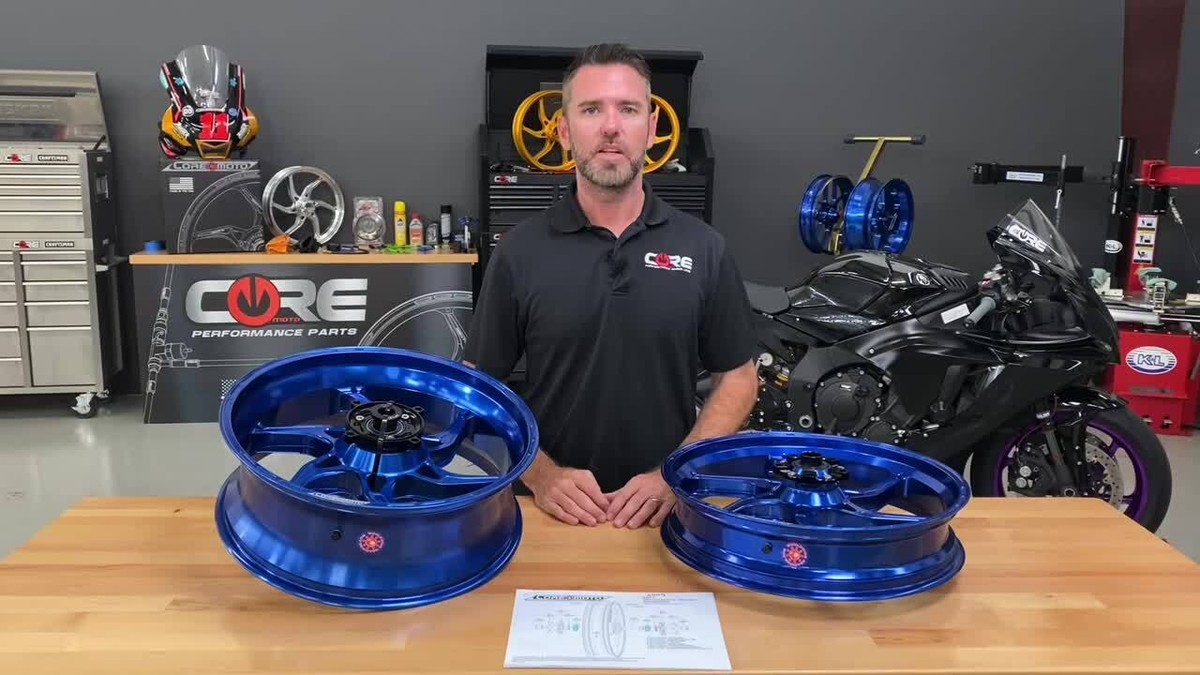 Core Moto Apex 6 wheels front & rear Kawasaki ninja ZX10R 2016