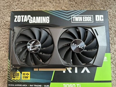 ZOTAC GAMING GeForce RTX 3060 Ti Twin Edge OC Non-LHR 8GB GDDR6