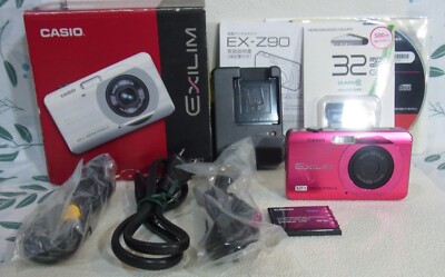 Casio EXILIM EX-Z90,3x,2.7in,12MP,pink Excellent from JAPAN Casio