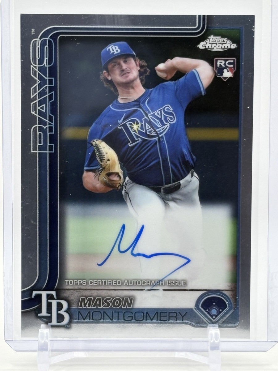 2025 Topps Chrome MASON MONTGOMERY RC Rookie Auto Autograph Tampa