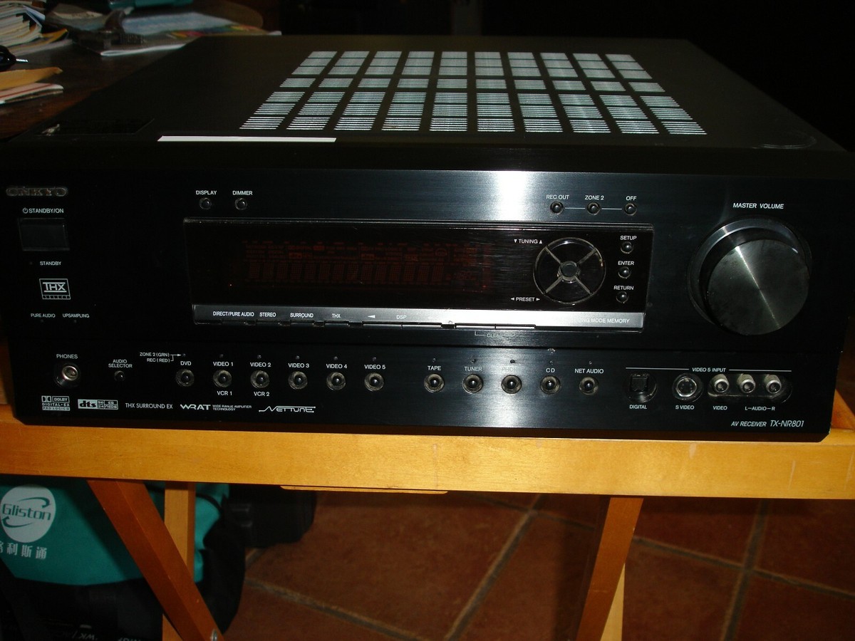 Onkyo TX-NR801, 7.1 Channel, 100 Watt per channel AV Receiver with
