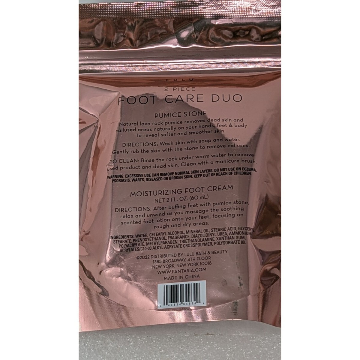 Lulu Foot Care Duo: Ultra-Nourishing Almond Vanilla Foot Cream