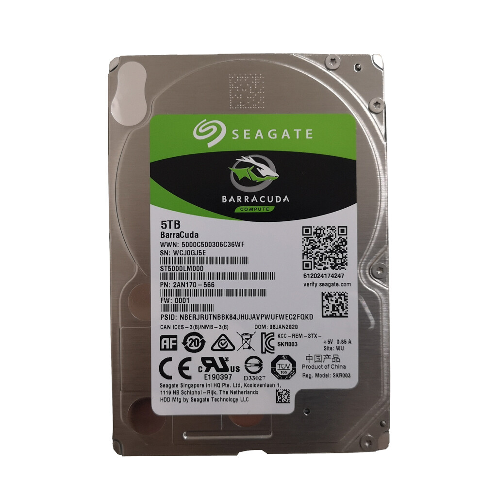 Seagate BarraCuda 5TB ST5000LM000 5400RPM SATA 2.5