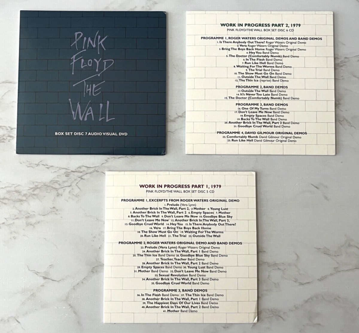 Pink Floyd The Wall Immersion Box Set 6 CD/DVD COLLECTOR'S ED