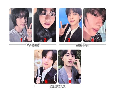 BTS JIN - ECHO Album genuine Official BOOK/ WEVERSE PHOTOCARD