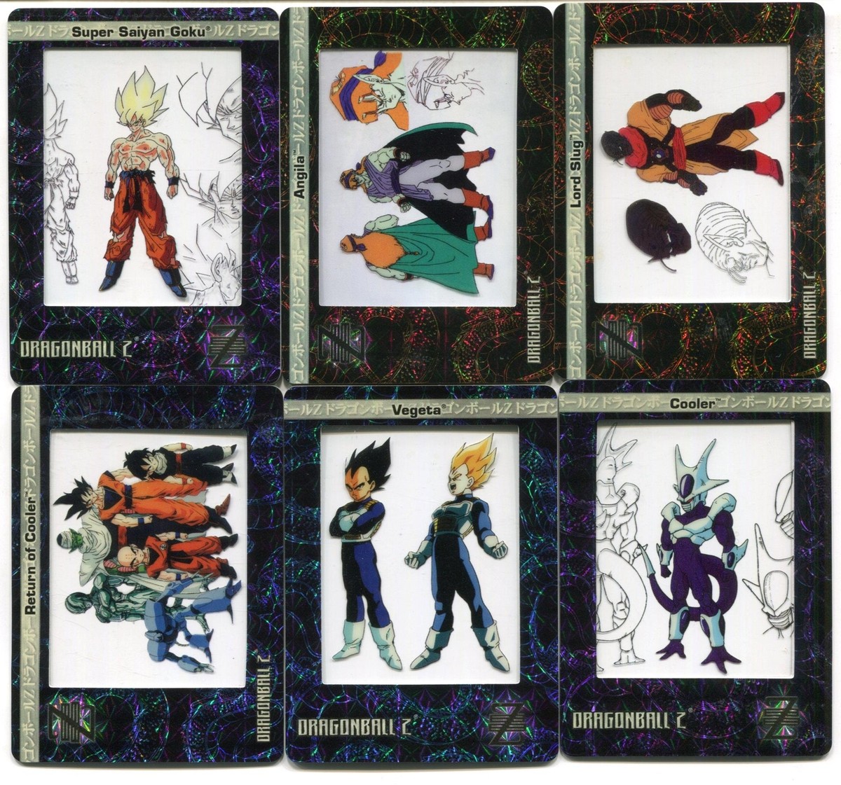 Dragon Ball Z Filmcardz Rare Chase Card Set R1-R6 Artbox 2002 | eBay