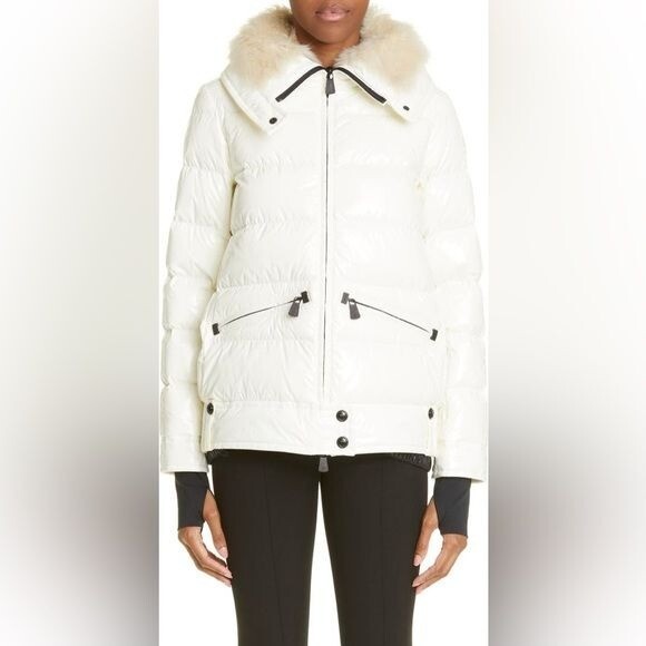 Moncler Grenoble Arabba Down Jacket with Shearling Collar | eBay