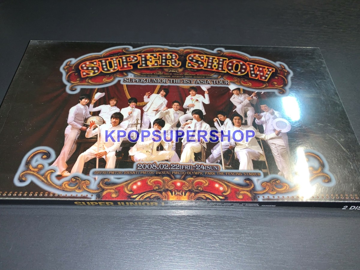 Super Junior The First Asia Tour Super Show DVD Great Rare OOP 1st