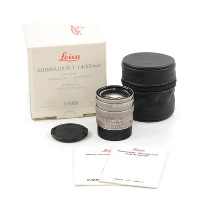 LEICA 50MM F1.4 SUMMILUX-M TITANIUM + BOX 11869 #4200 | eBay