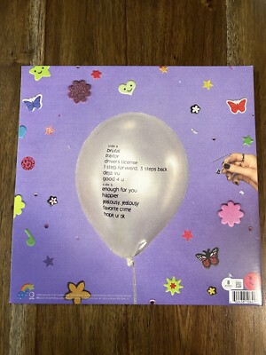 Olivia Rodrigo 'Sour' Signed Vinyl Album Beckett BSA RARE Pop Star