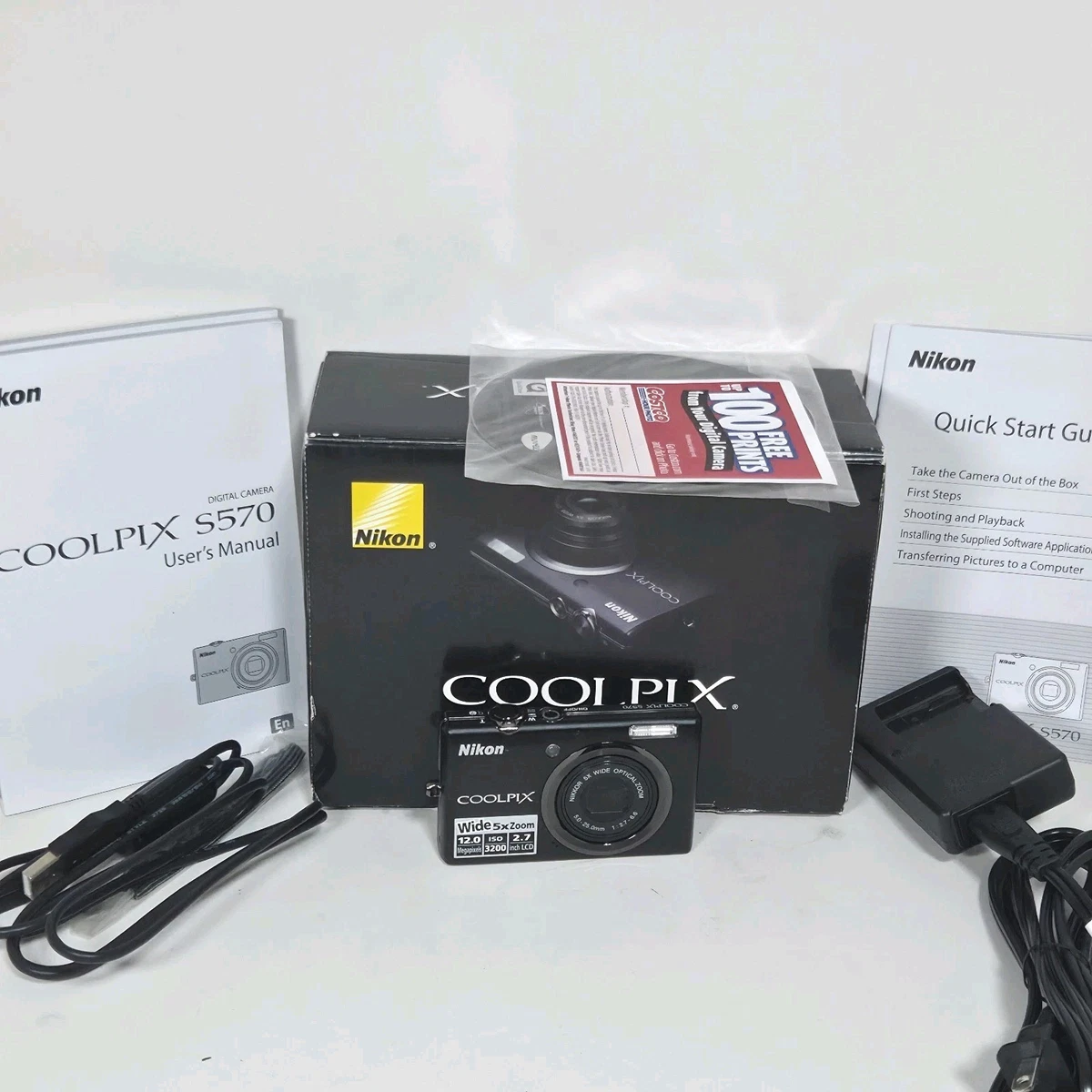 Nikon Coolpix S570 Digital Cameras for Sale | Shop New & Used