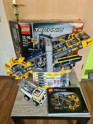 LEGO Technic 42055 Bucket Wheel Excavator with instructions and