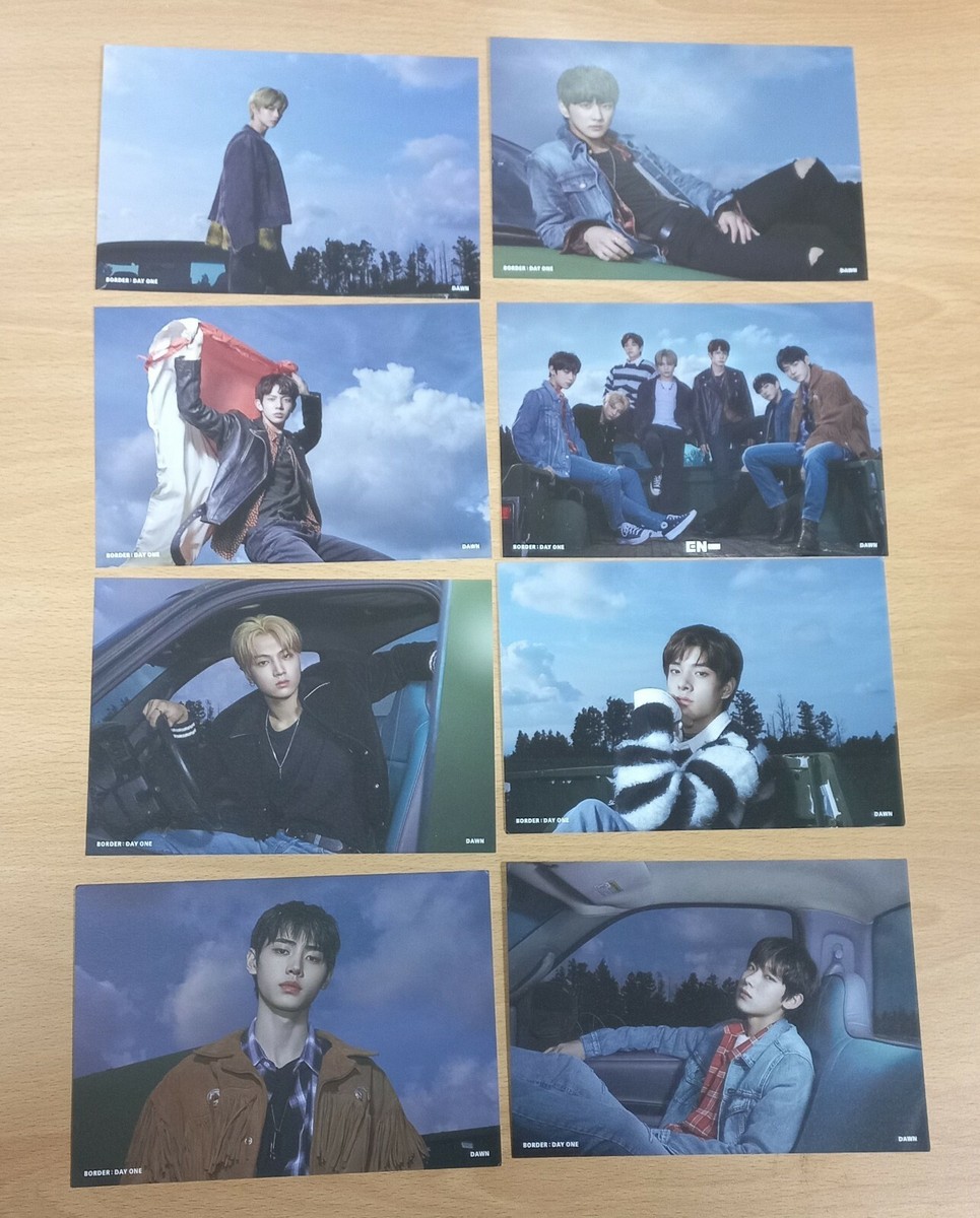 Enhypen Border : Day One Dawn ver Official Postcard 8ea | eBay