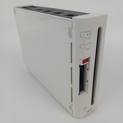 Nintendo Wii White Gaming Console Model RVL-001 Untested For Parts