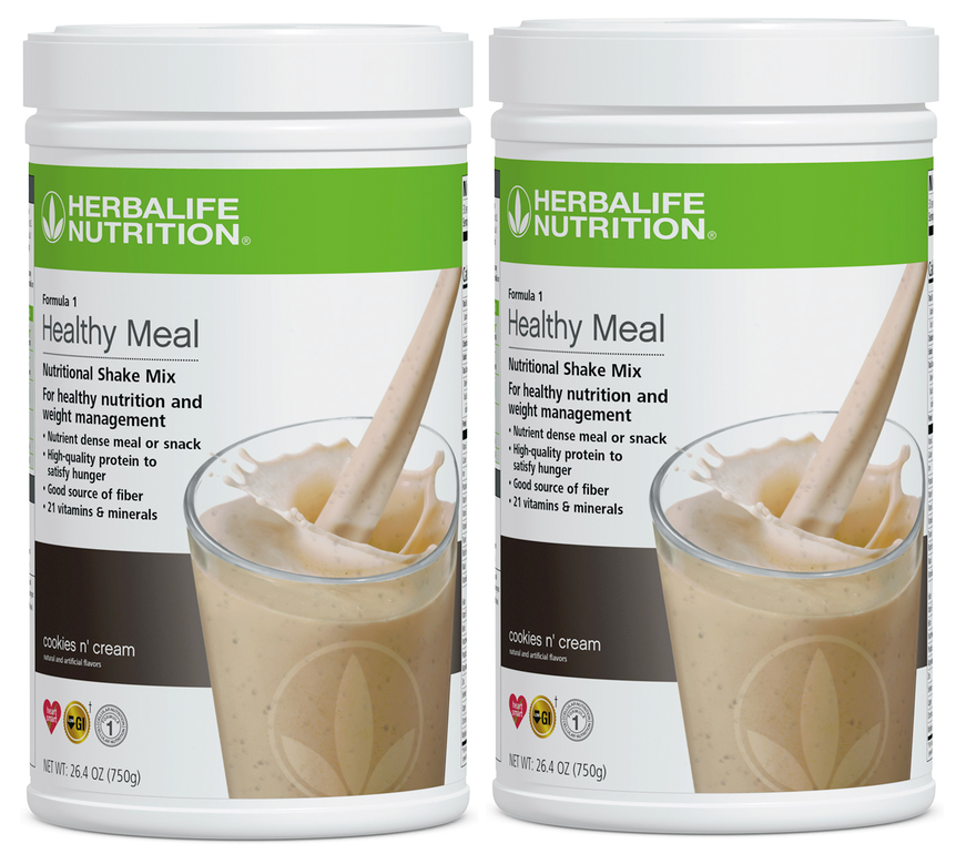 2X HERBALIFE FORMULA 1 Healthy Meal Nutritional Shake Mix 750g