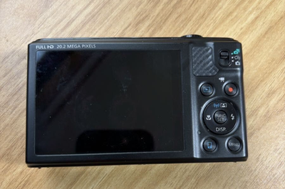 Canon Powershot SX610 HS Compact Digital Camera Black Working Used