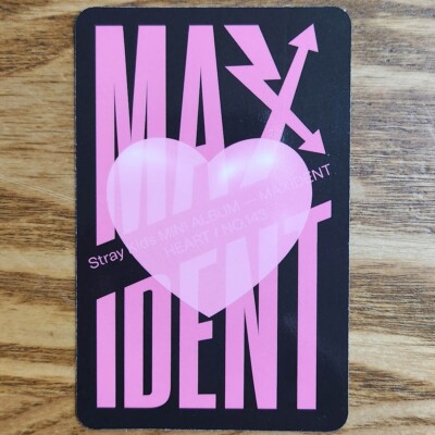 Felix Official Photocard Stray Kids Mini Album Maxident Genuine