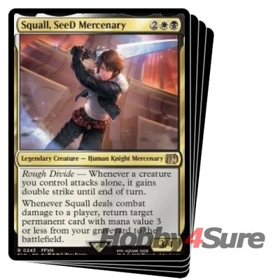 Squall, Seed Mercenary X4 M/NM Magic: The Gathering MTG Final