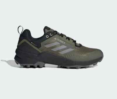 Adidas TERREX Swift R3 GORE-TEX Men's Hiking Shoes Olive / Grey