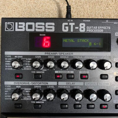 BOSS GT-8 Guitar Effects Processor Multi Guitar effect pedal | eBay