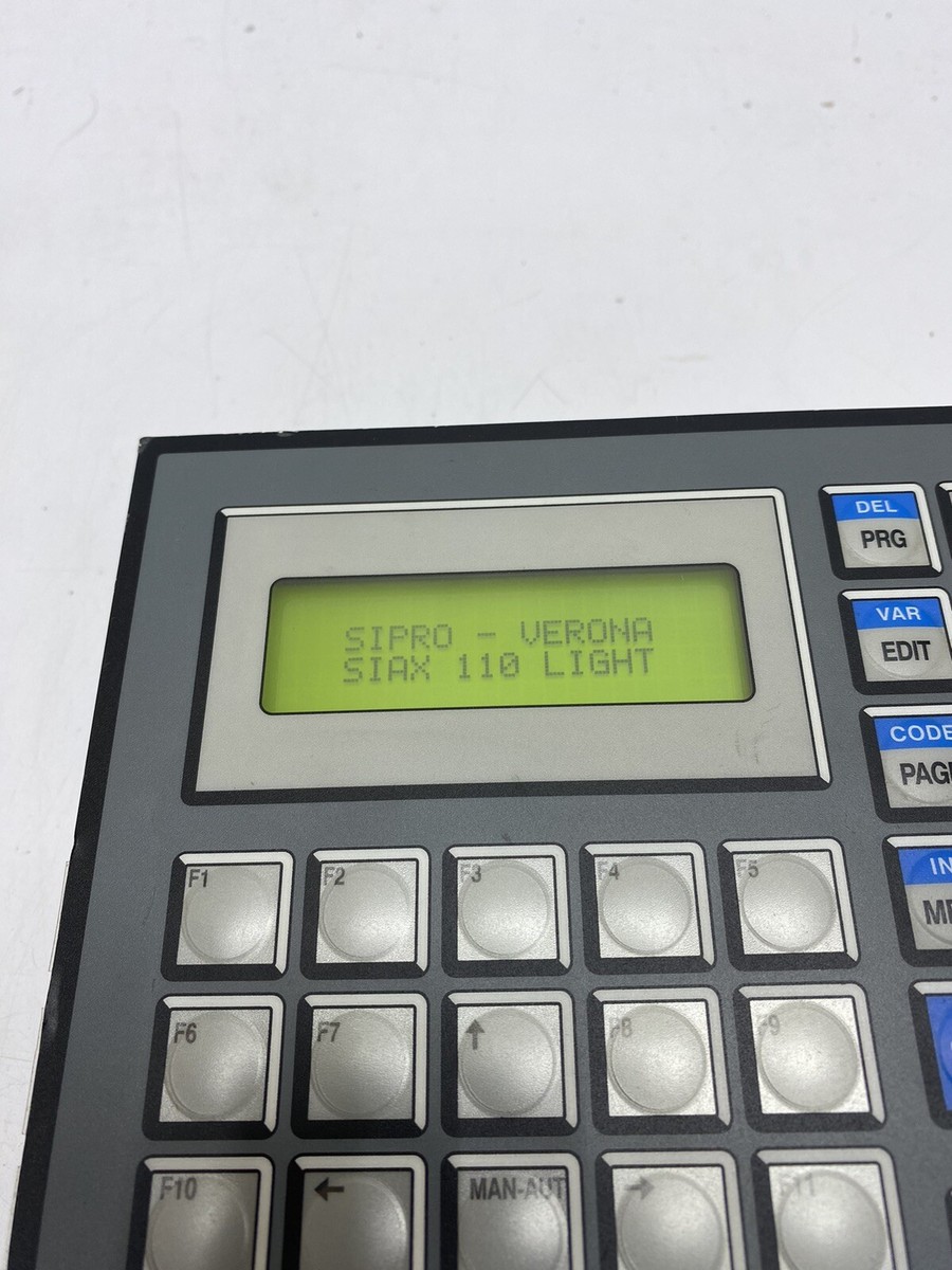SIPRO Verona SIAX 110 Light CONTROL PANEL Working | eBay