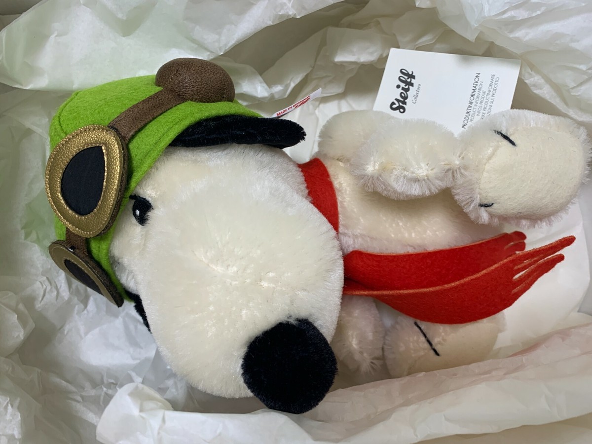 Steiff Snoopy Peanuts Flying Doll Ace 1500 Limited Teddy Bear
