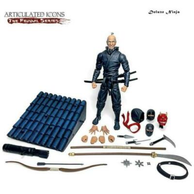 Fwoosh Articulated Icons Feudal Series Deluxe Ninja Black | eBay