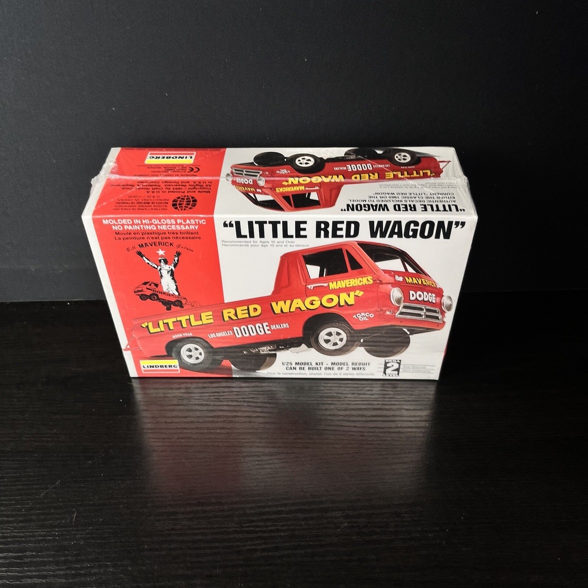 Lindberg “LITTLE RED WAGON“ FACTORY SEALED 1/25 #72158 Molded in