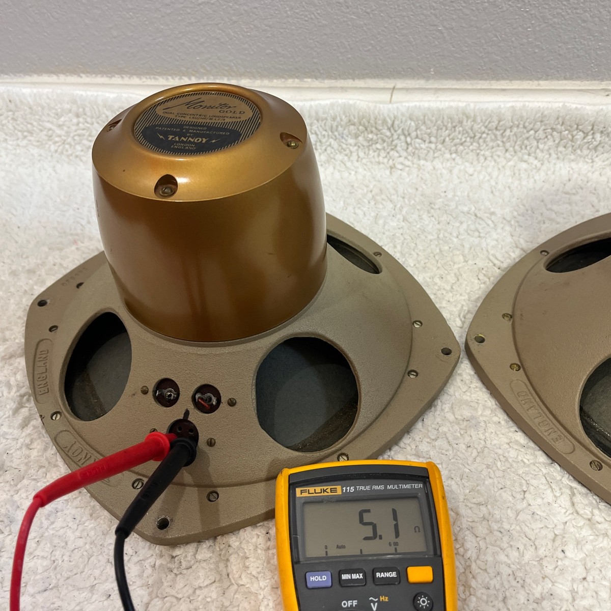 Tannoy Monitor Gold LSU/HF/Ⅲ.LZ/8 Speaker Units - Vintage Pair 10