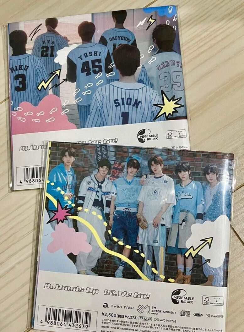 NCT NEW TEAM HANDS UP CD リョウ nct wish 初回生産限定盤 B ver