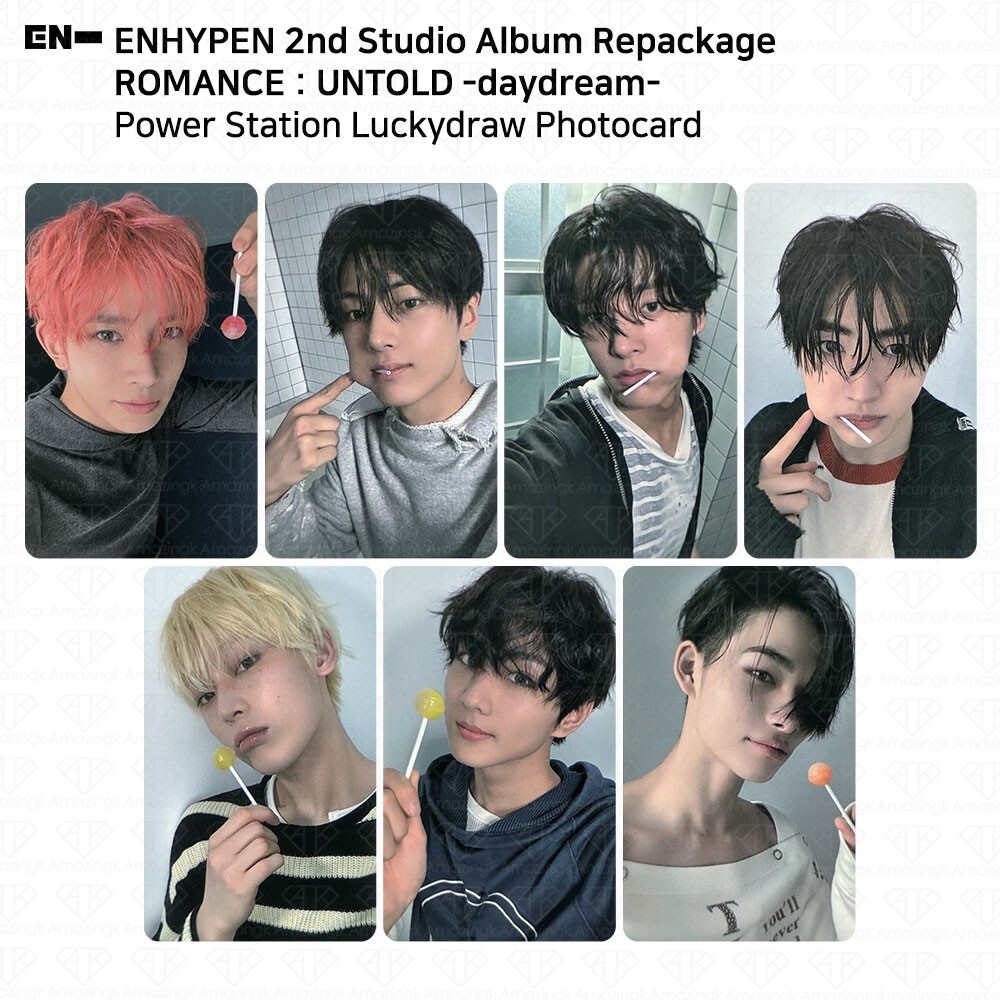 Enhypen Repackage ROMANCE:UNTOLD Daydream Power Station Lucky Draw