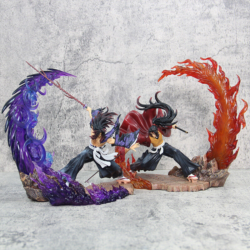 Anime Demon Slayer Kokushibo Tsugikuni Yoriichi Glow Model Statue