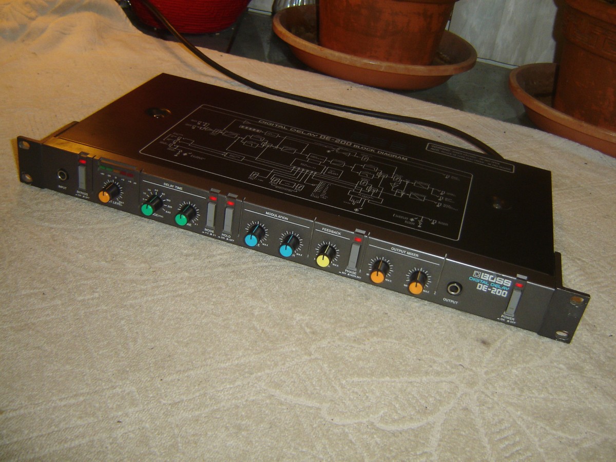 Boss DE-200, Digital Delay, Modulation, Vintage Rack | eBay