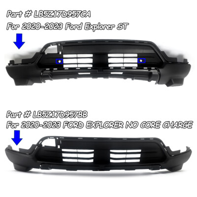 FOR 2020-2023 FORD EXPLORER XLT FRONT LOWER BUMPER COVER TEXTURED