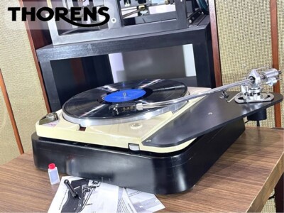 THORENS TD 124 Turntable & SME 3012 S2 w/ Headshell Long Tonearm
