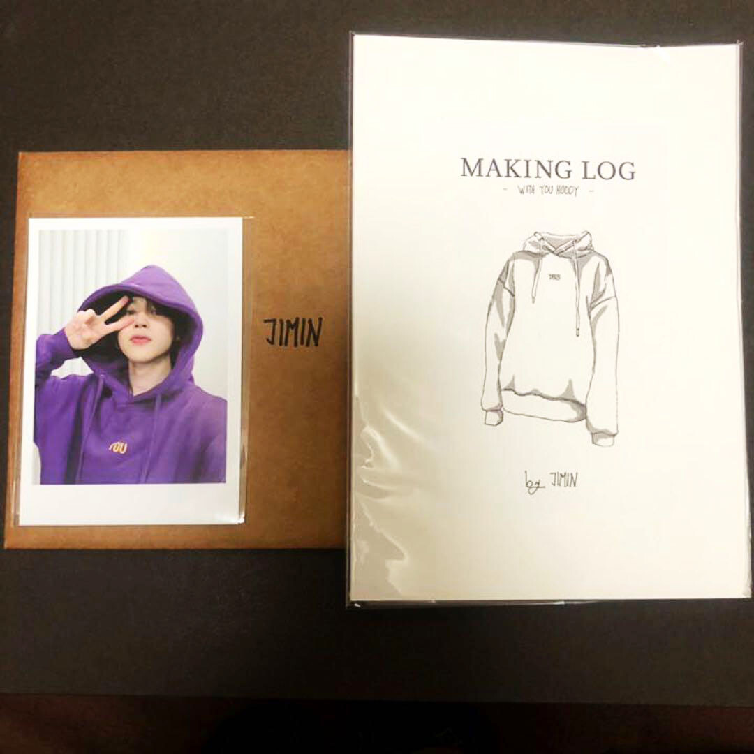BTS JIMIN ARTIST MADE COLLECTION WITH YOU HOODY Official Photo