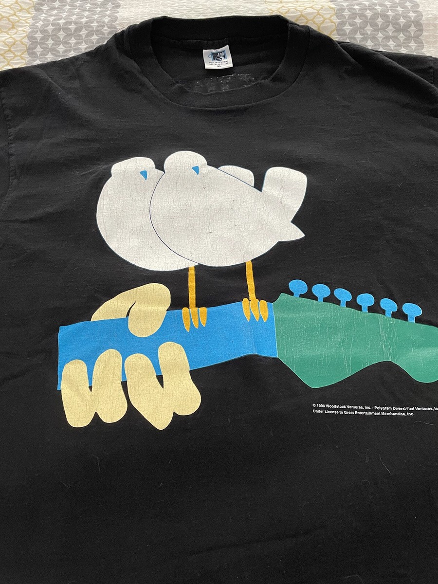 Vintage 1994 Woodstock t shirt XL single stitch GEM tag | eBay