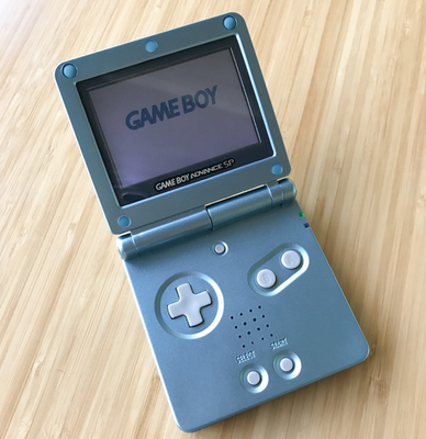 Nintendo Game Boy Advance GBA SP Pearl Blue System AGS 001 NEW | eBay