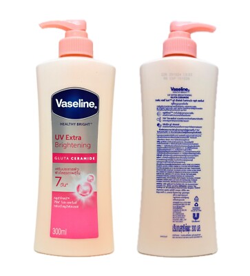 Vaseline Body Lotion Healthy Bright UV Extra Brightening Pink