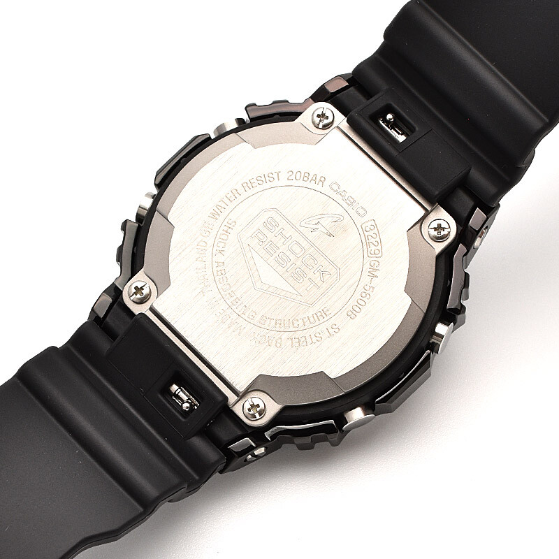 CASIO G-SHOCK GM-5600B-1JF Metal Bezel Digital Watch Black 43.2mm