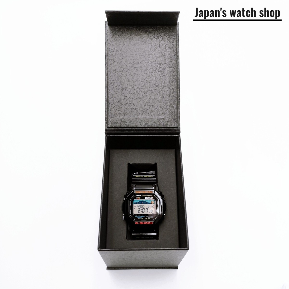 CASIO G-Shock GWX-5600-1JF Black G-Lide Tough Solar Radio Men's