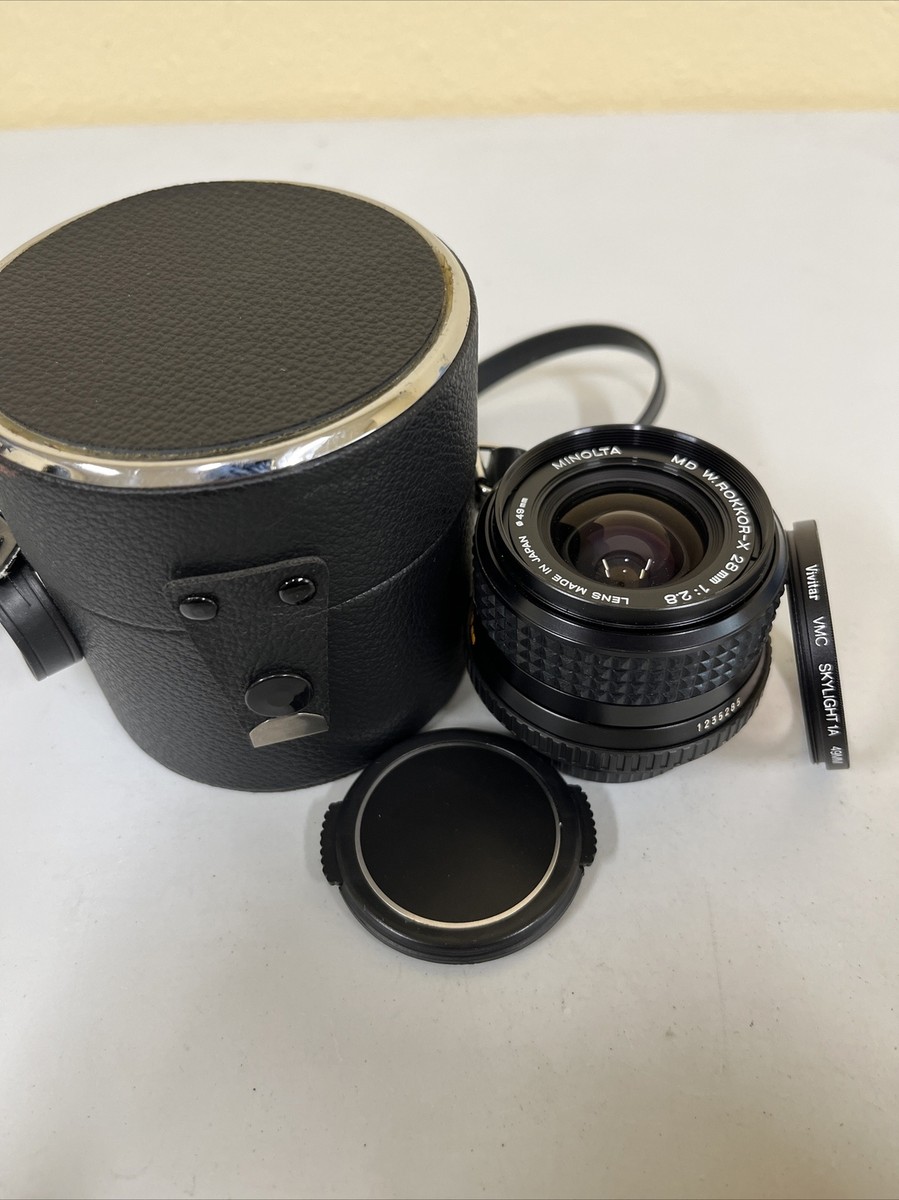 Minolta MD W.ROKKOR-X 28mm f2.8 Lens/EXCELLENT CONDITIONS | eBay